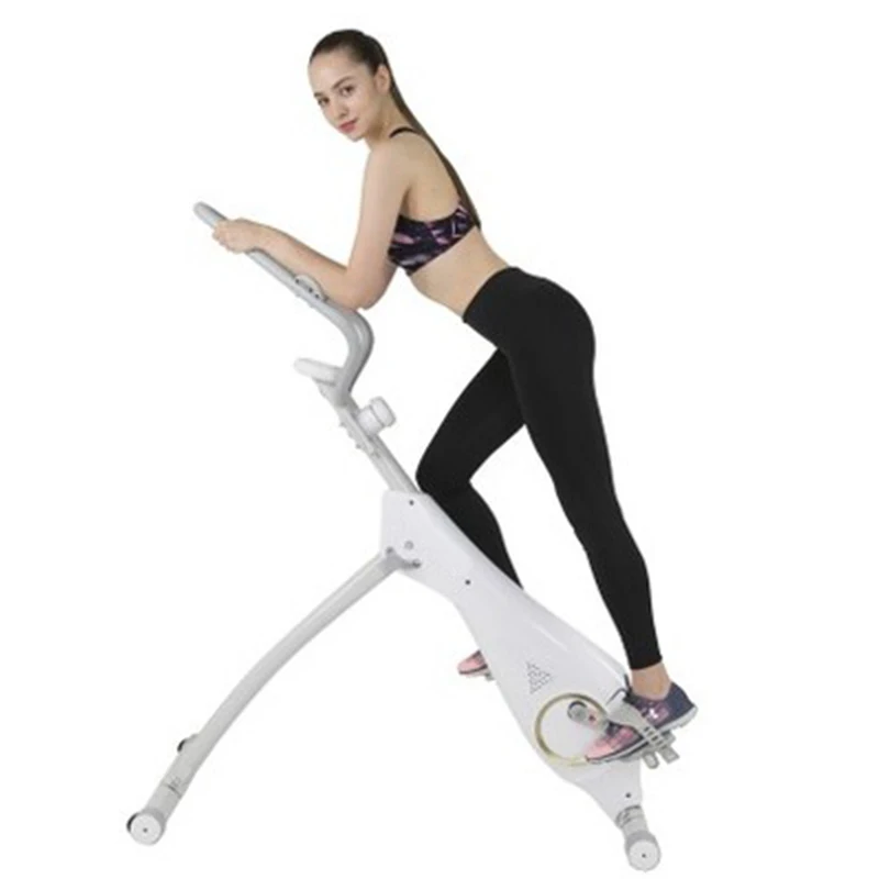 Fitness Bicycle Seatless Magnetic Control Fitness Equipment Weight Loss Mute Folding Extreme Dynamic Bicycle Home Spinning Bike