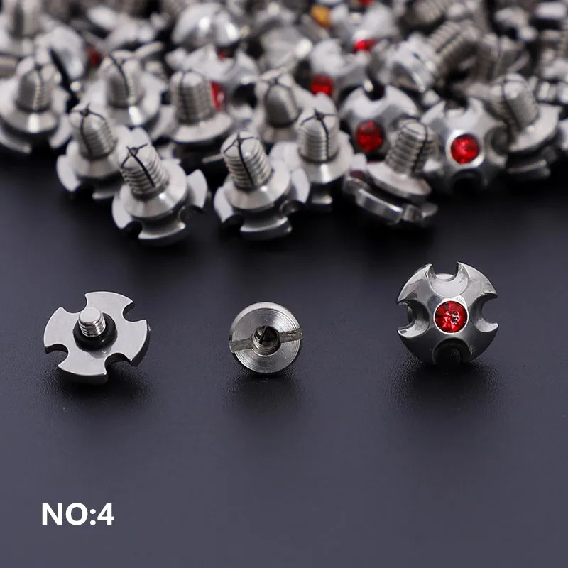 Professional Hairdressing Scissors Accessories Screws+Silencer Stopers 1 Box Set M4.0*0.7mm Metal Screws For Hair Scissors