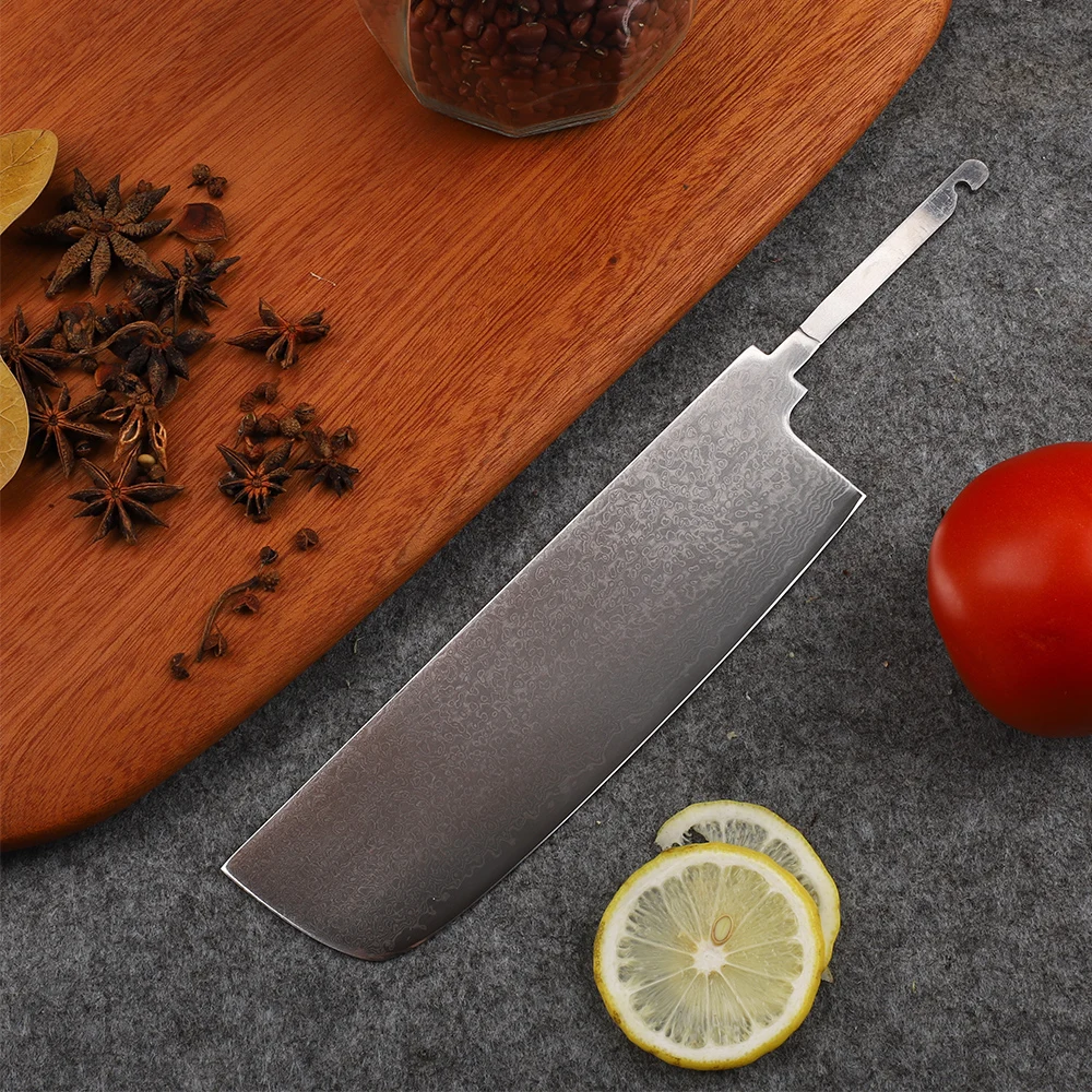 DIY Handmade Version 67 Iayers Damascus VG10 Steel Core Blade Kitchen Professional Slicing Cooking Tool EDC Knife