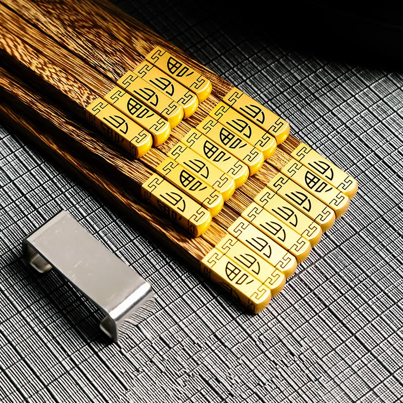 

10Pairs/Lot Wooden Chopsticks Without Lacquer Wax Household Health Tableware Sushi Chinese Chopstick Home Restaurant Supplies