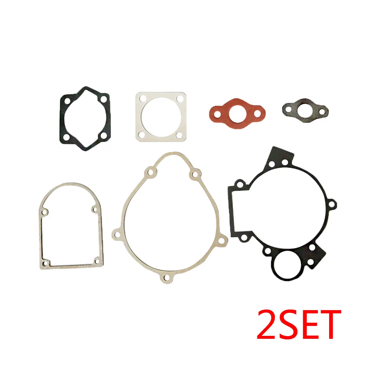 

2x 80cc Gasket Kit Set Fits Motorized Bicycle Push Bike Motor Engine Part New