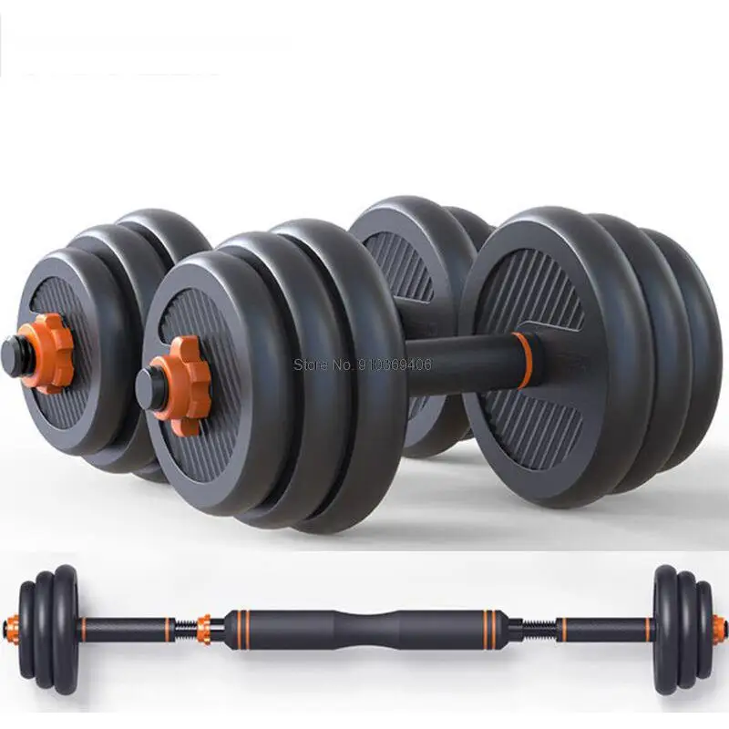 

Dumbbell Men's Gitness Muscle Building Equipment Barbell Rubber Bag Environmental Protection Dumbbell Household Detachable