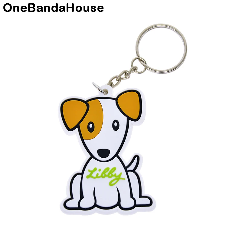 Animal Shaped Custom Logo Soft PVC Keychain for Promotional Gift