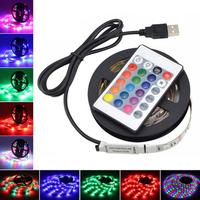 0.5/1/2/3/4/5M 5V USB LED TV Backlight Remote Control Multicolor Home Light Bar Lamp Backlight Strip