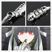 Danganronpa Finger Bone Ring Dangan Ronpa Gothic Celestia Ludenberg Punk Finger Rings Classic Hot Halloween Cosplay Props