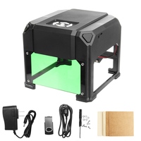 Mini USB 3000MW CNC Laser Engraving Machine 110V220V DIY Home Engraver Desktop Wood Router/Cutter/Printer FOR WIN/Mac OS System