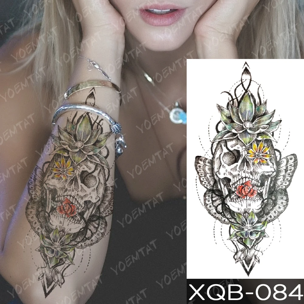 Autocollant de tatouage temporaire étanche Dragon Knight Spitfire, faux tatouages Flash, tigre, hibou, loup, bras d'art corporel, pour femmes et hommes