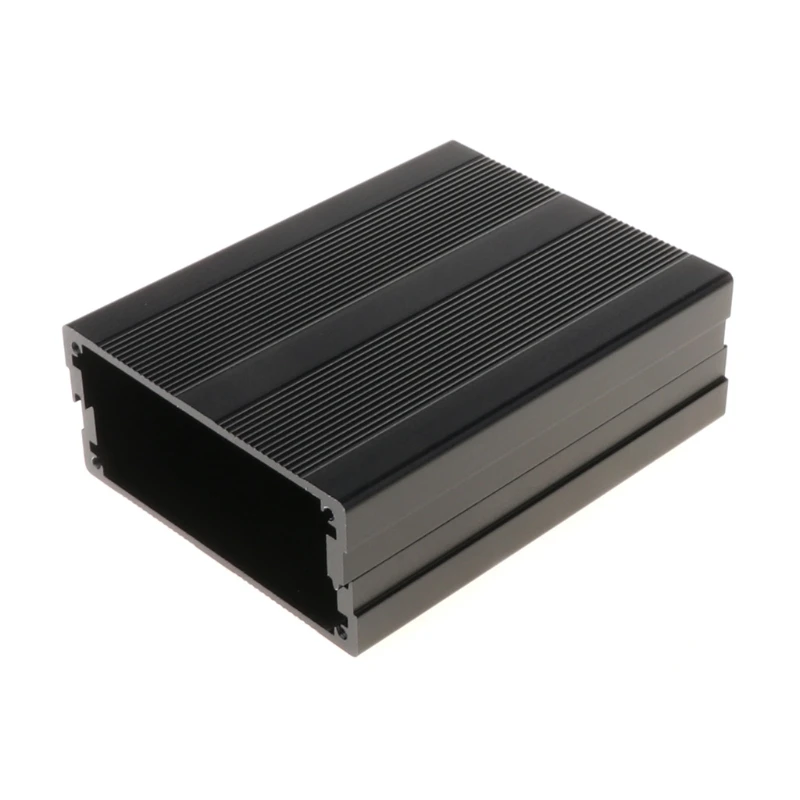 2024 New Black 100x76x35mm Corrosion Resistant Aluminum  Split Body Aluminum Box Enclosure Case Project Electronic DIY