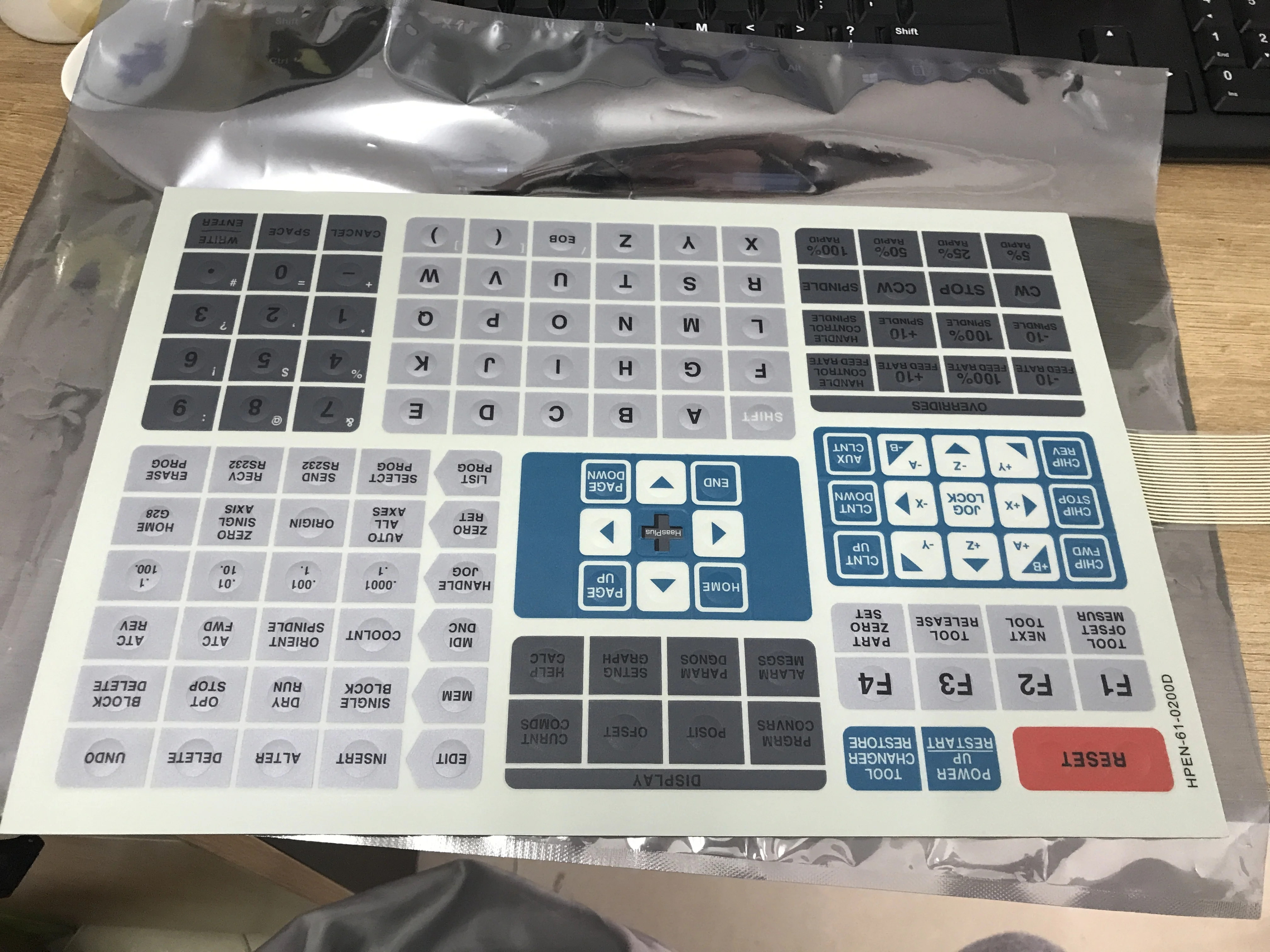61-0200 61-0200D  new membrand keypad