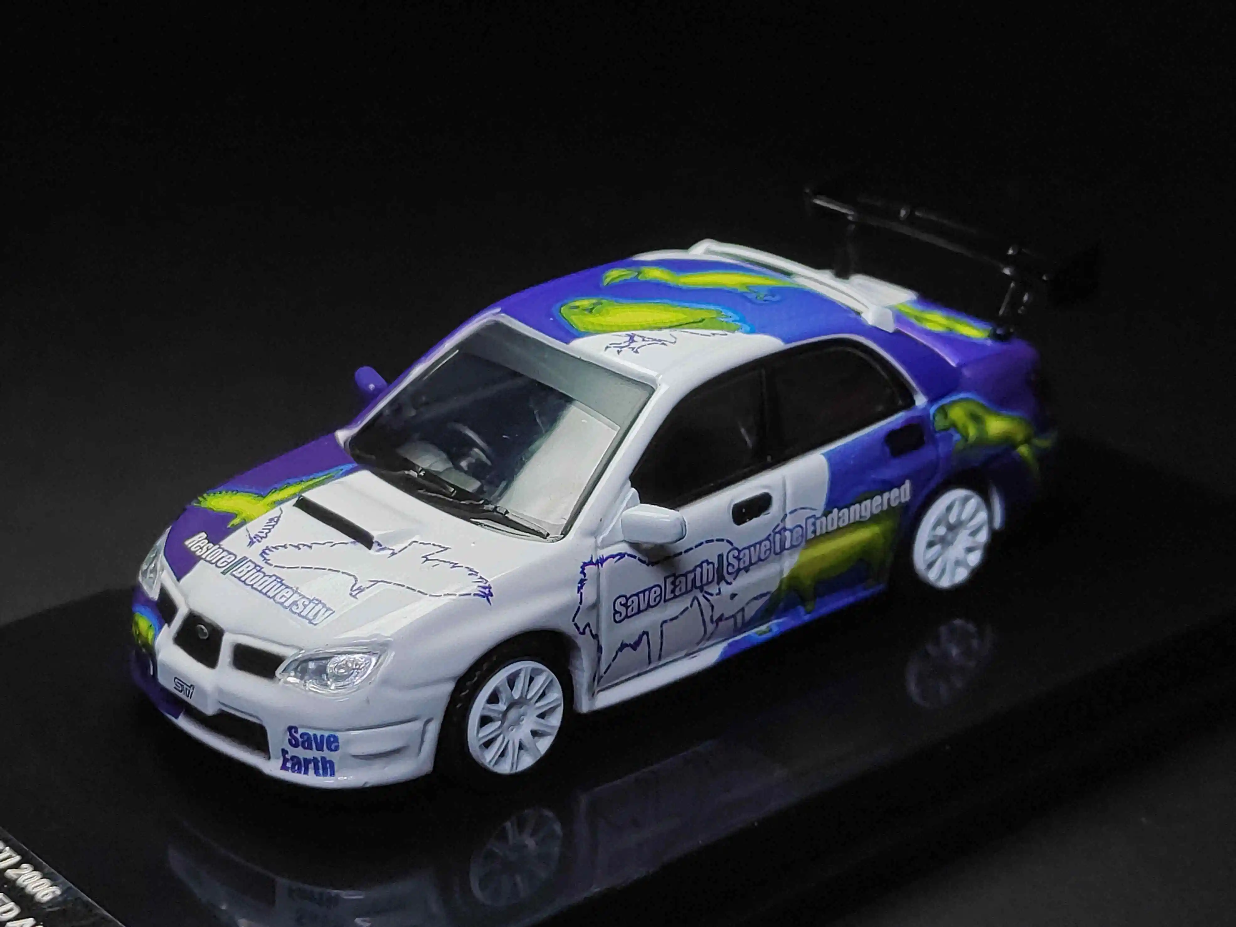 

MC64 1/64 Impreza WRX STI 2006 Save Earth Save The Endangered DieCast Model Collection Limited Edition