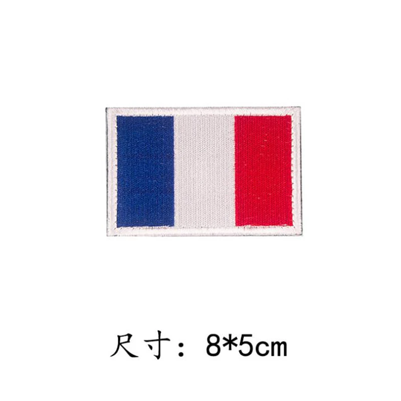 Embroidery Patch Of National Flag Badges In The World, High Temperature Ironing Patch Used For DIY Stripe Decoration Of Clothes