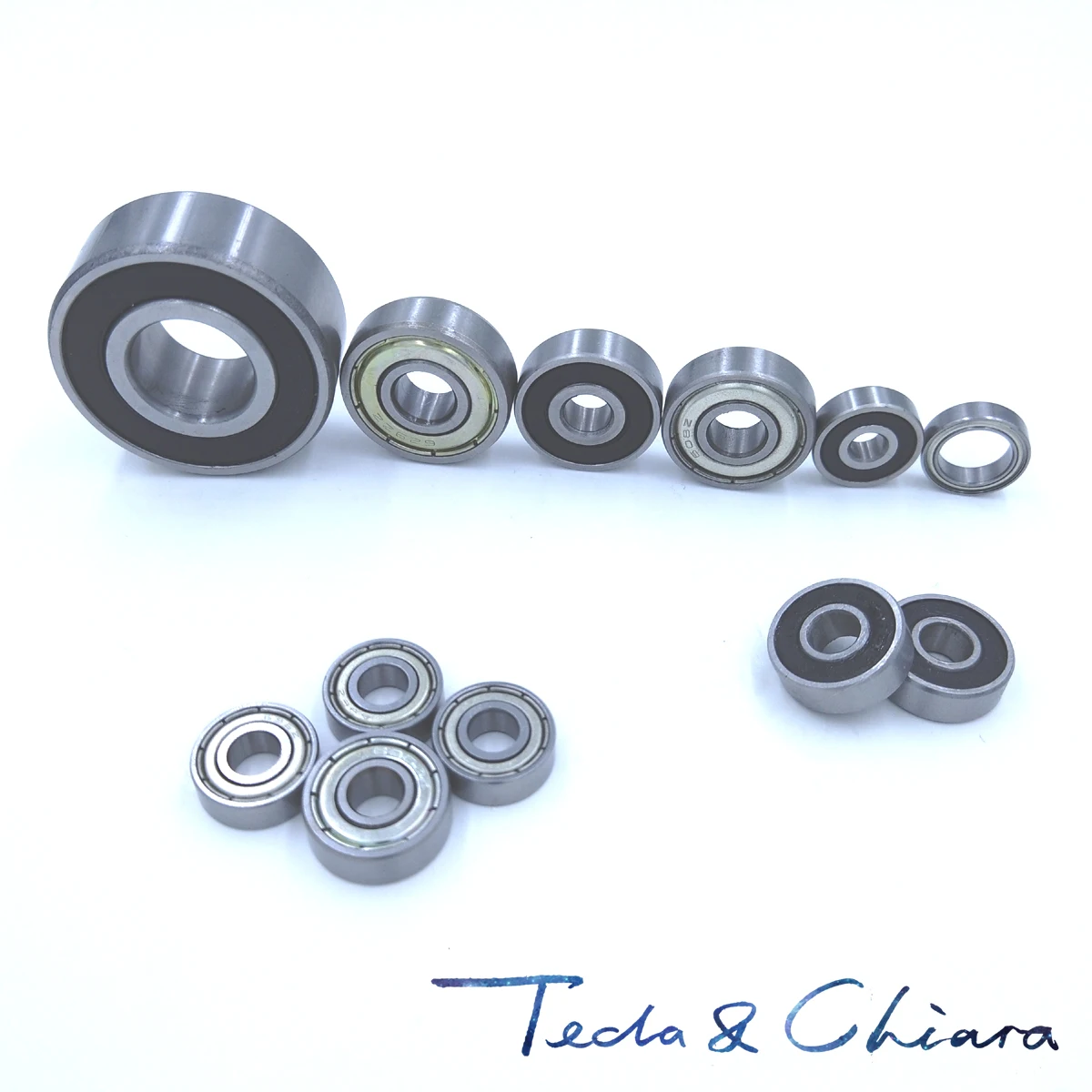 

10Pcs 1Lot R2 R2ZZ R2RS R2-2Z R2Z R2-2RS ZZ RS RZ 2RZ Deep Groove Ball Bearings 3.175 x 9.525 x 3.967mm 1/8" x 3/8" x 5/32"