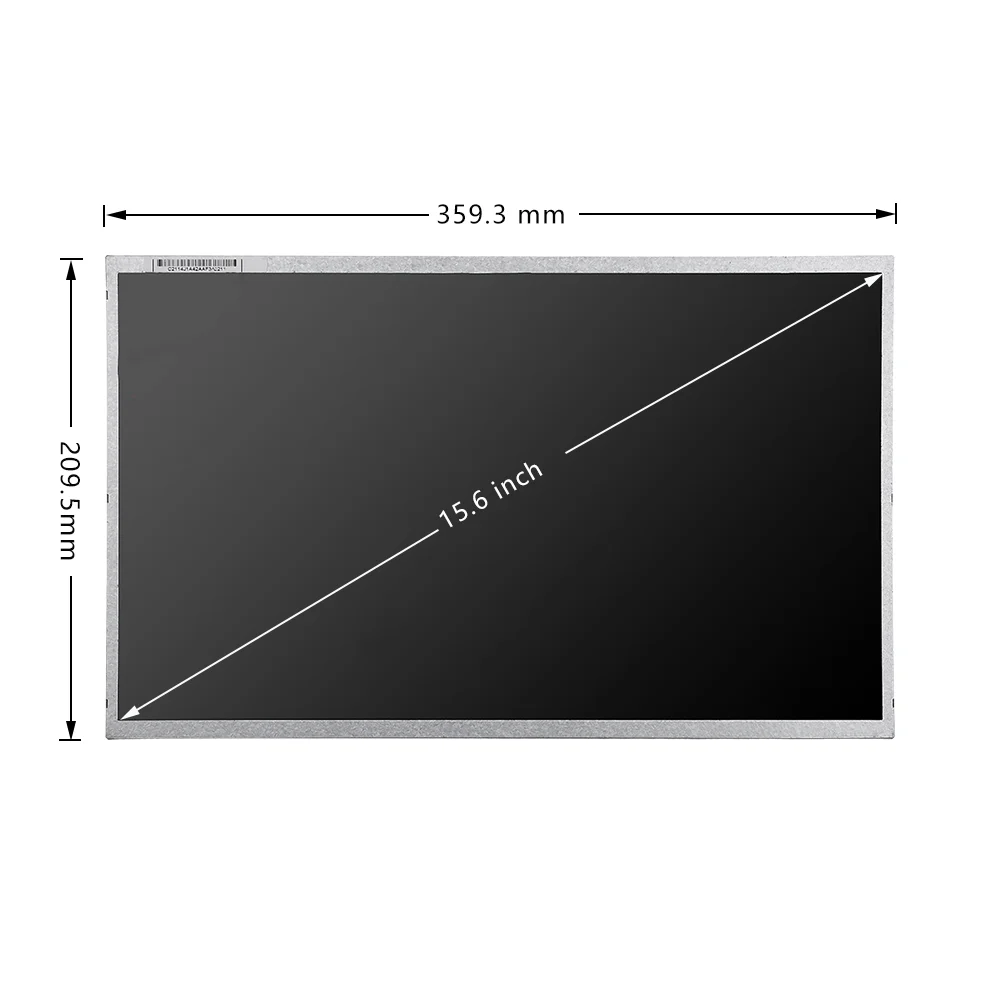 Imagem -02 - Polegadas Tela do Portátil para Lenovo Thinkpad W510 W520 W530 T510 T520 T530 Lp156wf1 B156hw02 Display de Matriz 1920*1080 tn 40 Pinos 15.6