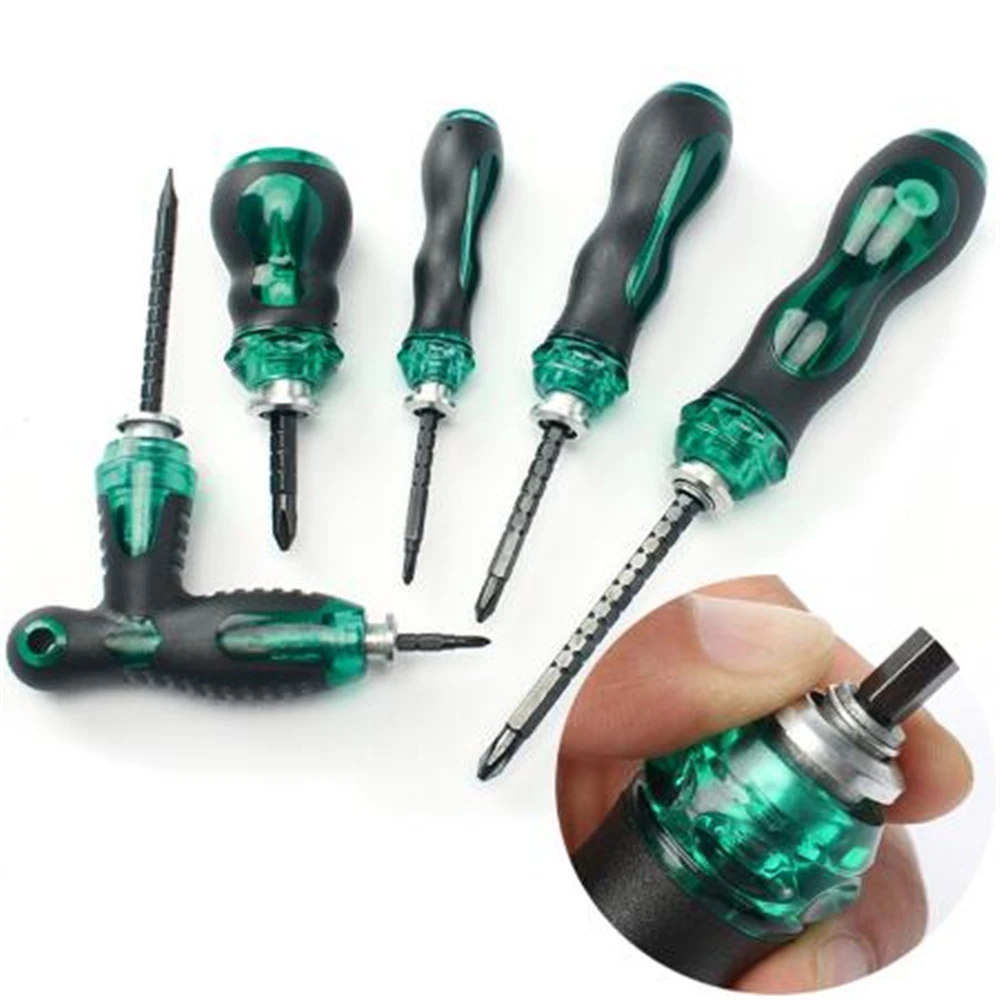 Multi-Purpose Screwdriver Cross Word With Magnetic Household Combination Set Screwdriver Screwdriver