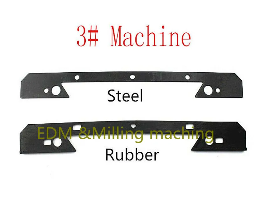 CNC Milling Machine- Saddle Knee Wiper Plate Steel Rubber 346mm For Bridgeport Mill Tool