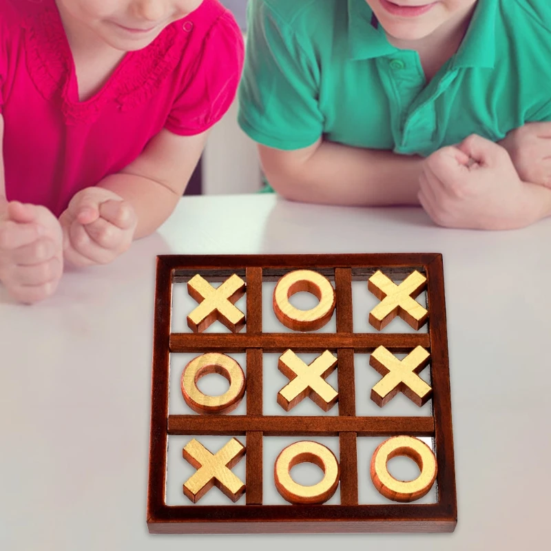  Tic Tac Toe Game for Playing with Friends & Family – Small, Portable, Packable, Classic Board Game Activity Tools Set