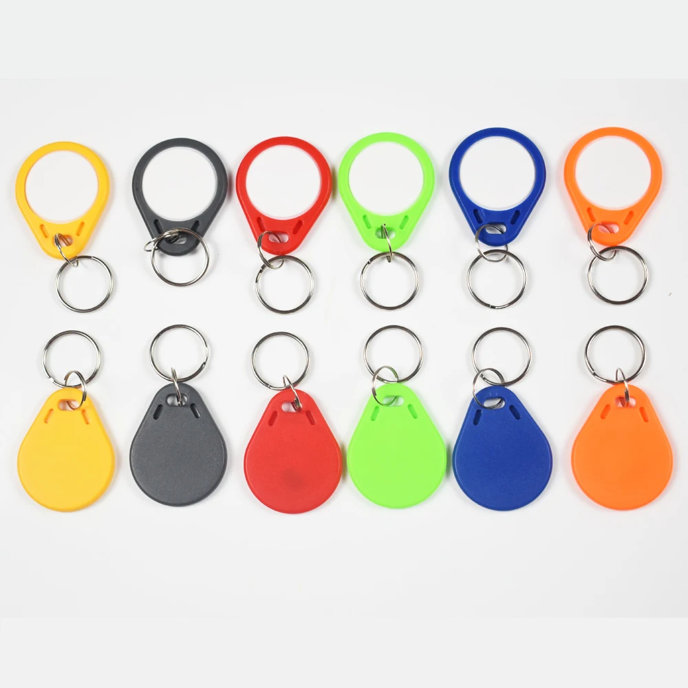 2Pcs/Lot 125Khz Proximity RFID EM4305 T5577 Read and Rewriteable Token Tag Keyfobs Keychains Access Control Smart Card