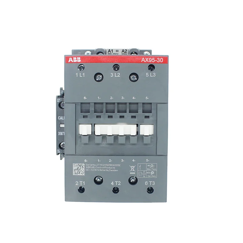 Imagem -02 - Contator Abb 3-ploe Série ax 1nc & 1no 50hz 60hz 24v440v 95a