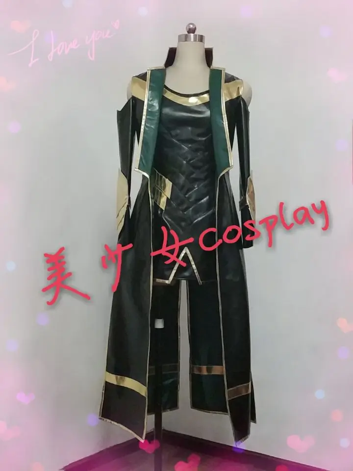 The Dark World Loki Cosplay Costume Halloween Carnival Costume Women Style