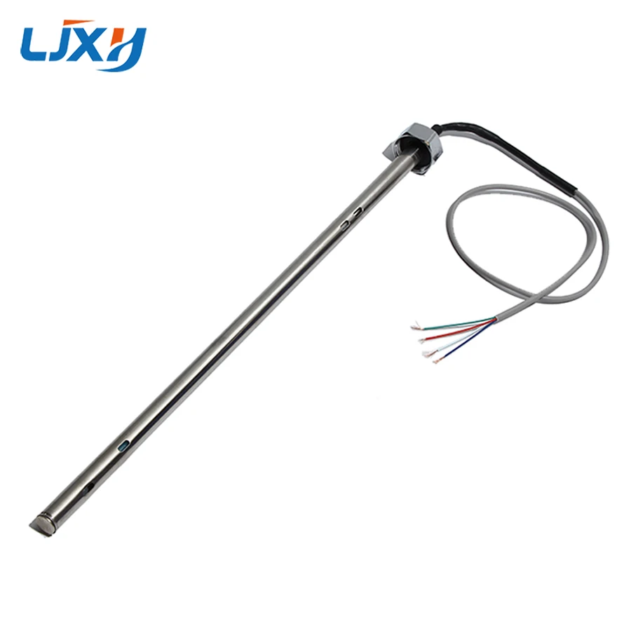 LJXH 4 Wires 3/4 Inch SUS Probe Solar Water Heater Accessories Water Temperature Water Level Bottom-mounted Sensor