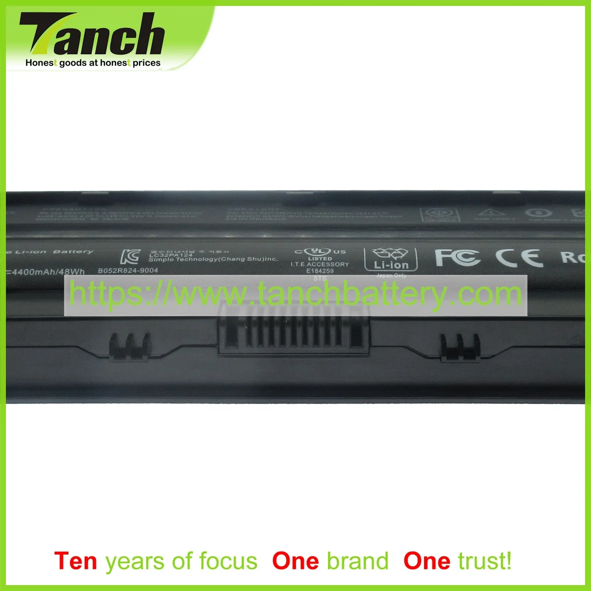 

Tanch Laptop Batteries for DELL 04YRJH 4T7JN 07XFJJ P10S 9T48V 06P6PN 451-11510 312-0234 J4XDH 9TCXN P10F 11.1V 6cell