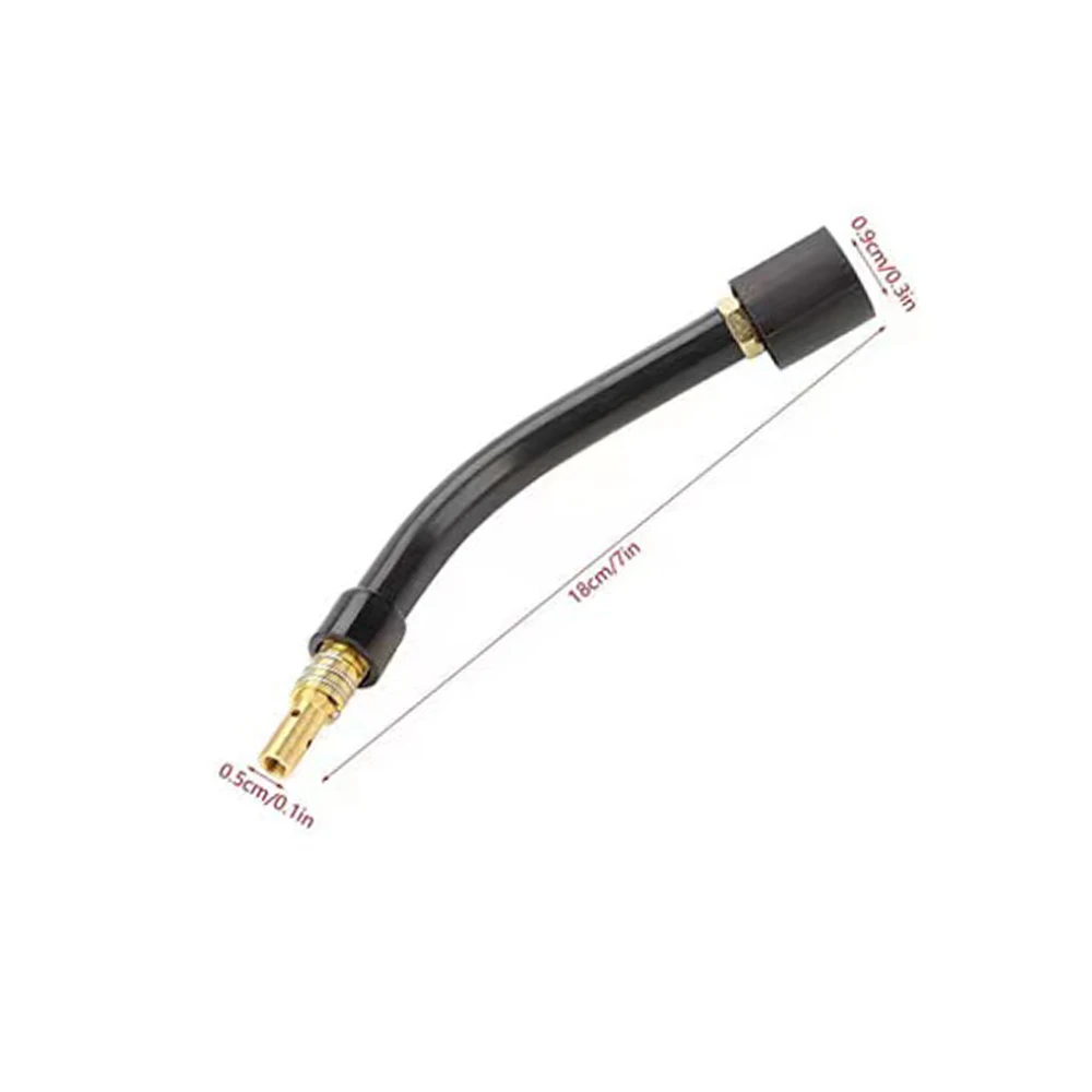 Tubo de pistola de soldar de cuello de cisne Flexible, antorcha de soldadura Mig, consumibles de latón para Binzel 15AK/24KD/25KD/36KD