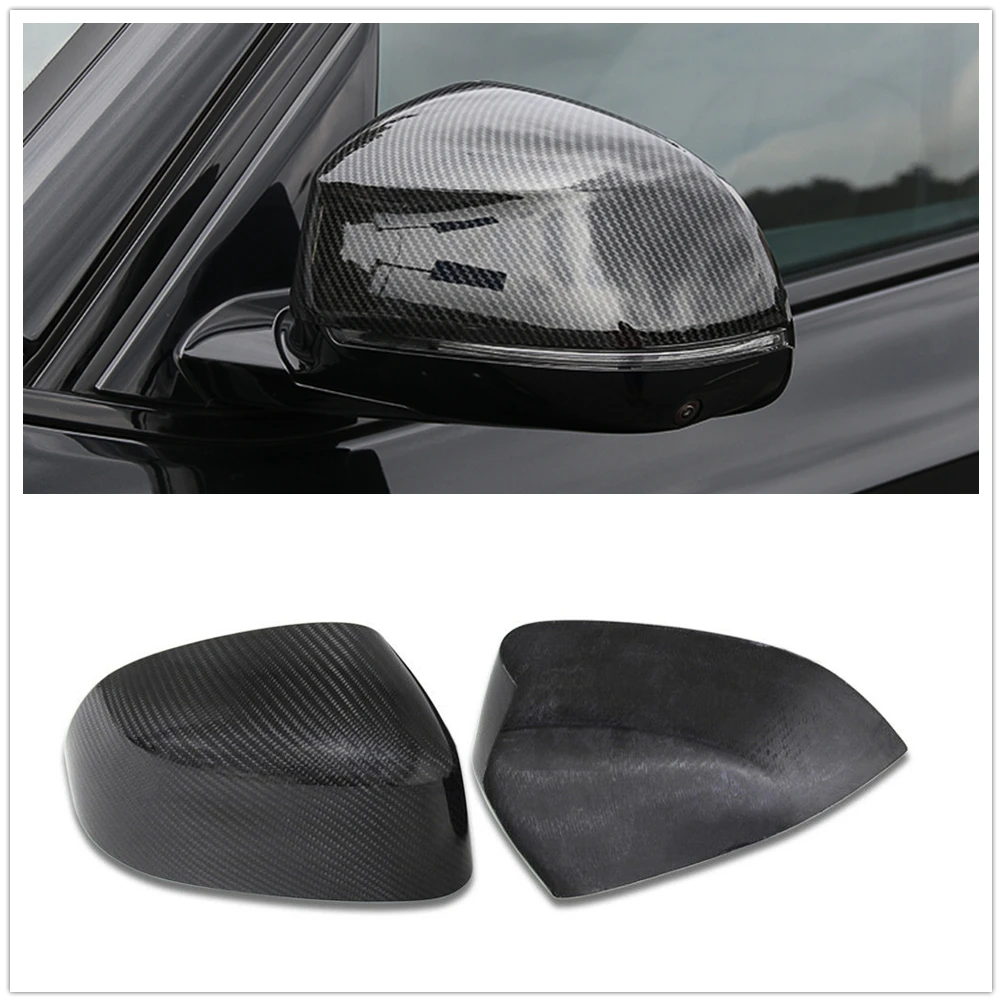 

Dry Carbon Fiber Mirror Cover For BMW X3 F25 X4 F26 X5 F15 X6 F16 2014-2019 Add On Exterior Side Rearview Cap Reverse Case Shell