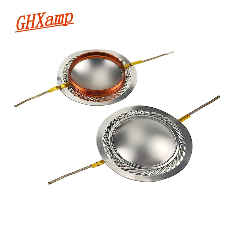 GHXAMP 34.4mm 34.5 Core Treble Voice Coil Titanium Film Diaphragm Copper Clad Auminum Coil Commonly Speaker Repair film 1 Pairs