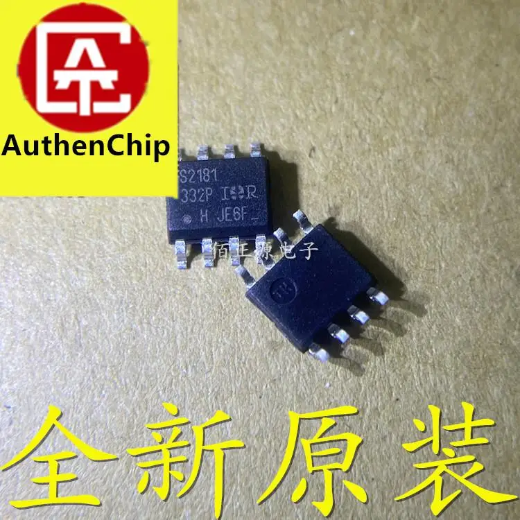 10 peças 100% original novo em estoque irs2181strpbf s2181 smd sop-8 ponte chip de driver