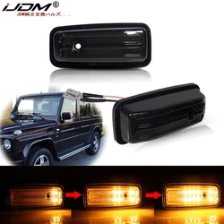 2PCS LED Dynamic Side Marker Repeater Light Turn Signal For Mercedes Benz G Class W463 W461 G500 G550 G55 G63 G65 1986-2002