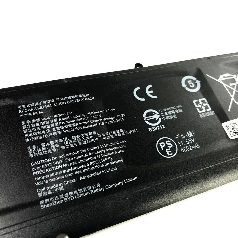 ONEVAN New Original RC30-0281 Laptop Battery For Razer Blade Stealth 2018/2019,Stealth 13,i7-8565U RZ09-03101J52 RZ09-03102E52