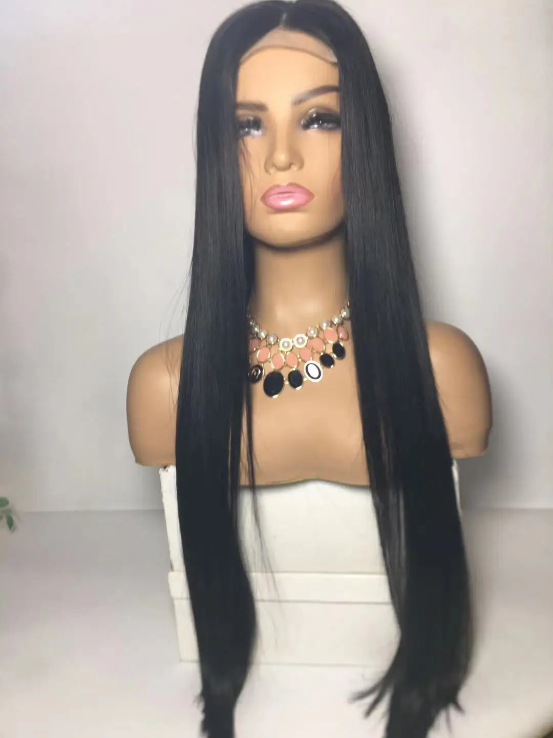 12A Straight Lace Front Wig 4X4 HD Lace Frontal Human Hair Wig For Women 24 Inch Brazilian Remy Pre Plucked 4X4 Closure Wig