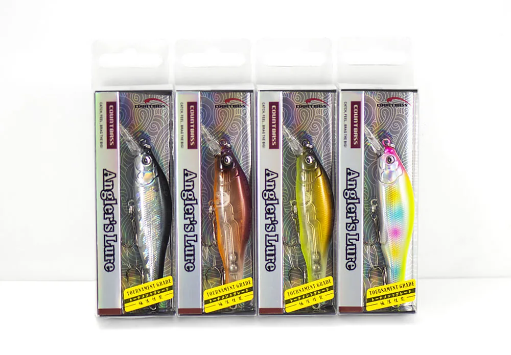 Countbass Sinking Minnow 80mm 3-1/8" 10.8g 3/8 oz. Dive 1.2-2.5m Hardbaits Fishing Lures Wobblers Jerk Your Bait Crankbaits