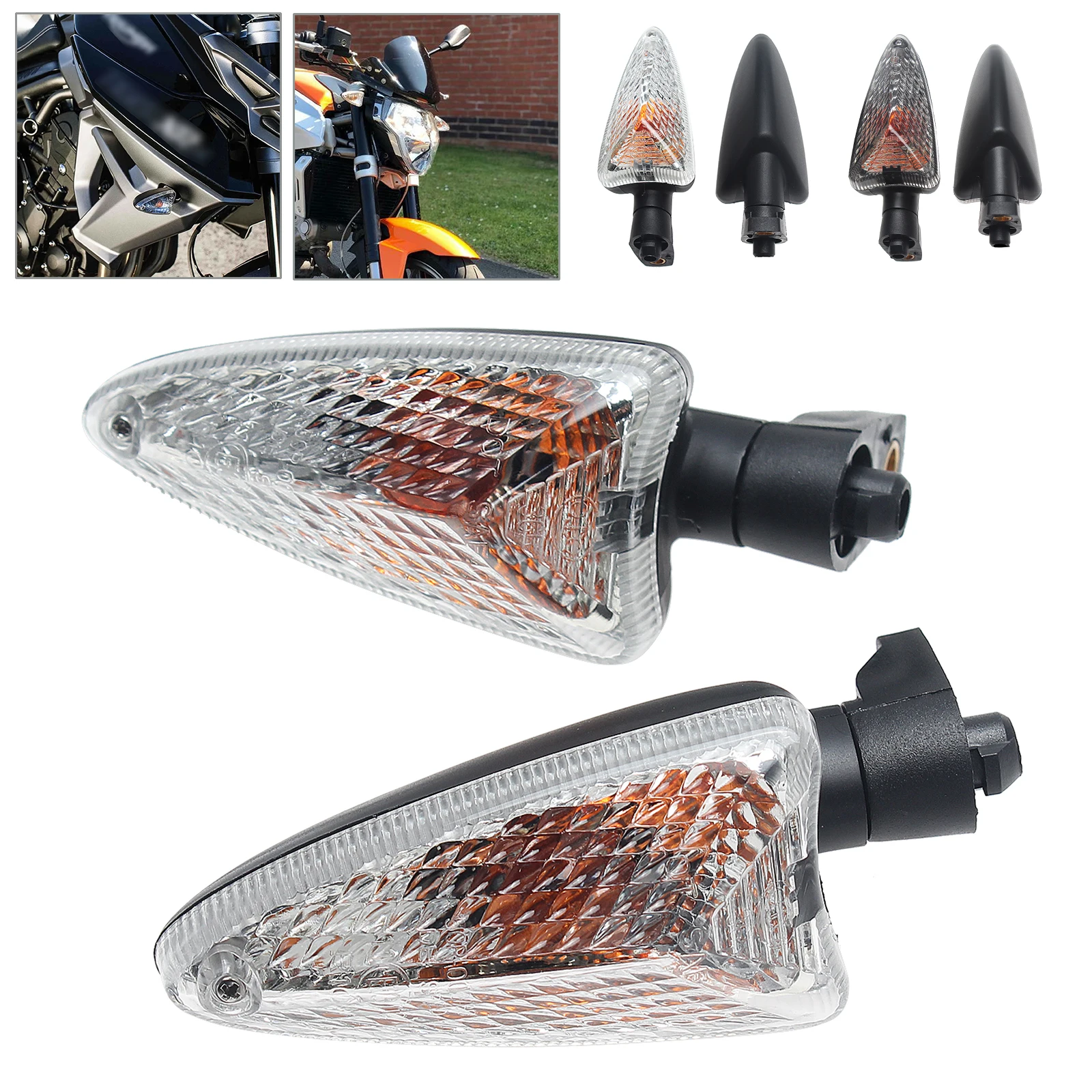 

Turn Signal LED Indicator 21MM For Aprilia SR Motard 125 12-15 SMV Dorsoduro 750 07-15 SL 750 GT Temblar 09-12 Motorcycle