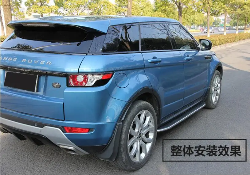 For LAND ROVER RANGE ROVER EVOQUE 2011-2019 Running Boards Side Step Bar Pedals High Quality Nerf Bars Auto Accessories