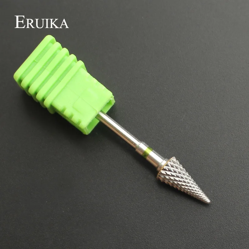 ERUIKA 1pc Umbrella Carbide Nail Salon Drill Bits Electric Manicure Drill Machine Rotary Burr Nail File Remove Clean Accessory