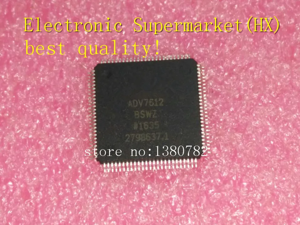 

Free shipping 5pcs/lots ADV7612BSWZ ADV7612BSW ADV7612 QFP-100 new original IC In stock!