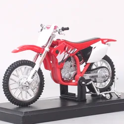 Escala 1/18 maisto yamaha yz450f drive motocicleta mx motocross moto de metal diecast veículos de corrida para menino réplica