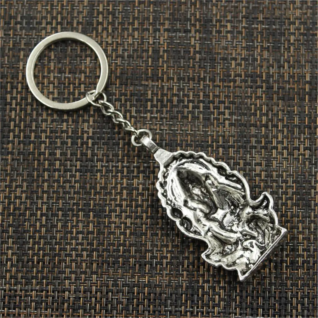 New Hot Men Key Ring Metal Key Chain Keychain Gift Jewelry Bronze Silver Color Ganesha Buddha Elephant Pendant Great Promotion