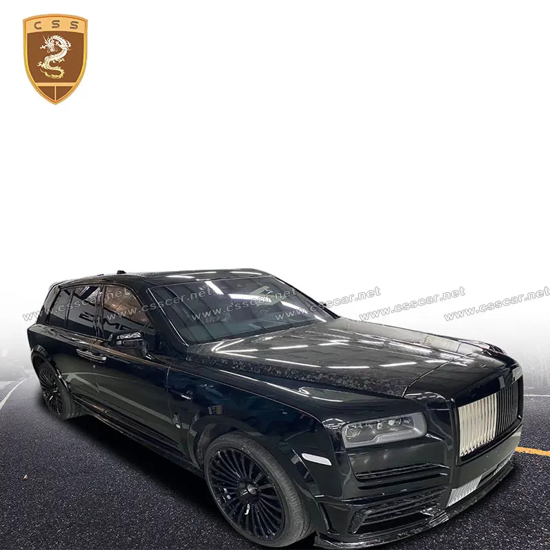 CSSCAR Super Car Accessories Real Carbon Fiber Hood Scoop Engine Bonnet Suit for RR Cullinan Machine Cover upgrade to MSY Style