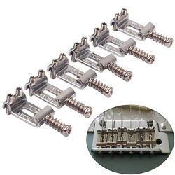 6pcs Guitar Bridge Saddles Roller Tremolo Bridge Saddles for Tele . Electric Guitar Accessories