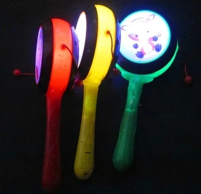 

Flash Rattle Emitting A Bell Ktv And Cheer Supplies Props Activities Gift Toys Unisex Cheering Stick Plastic 3 Years Old 2021