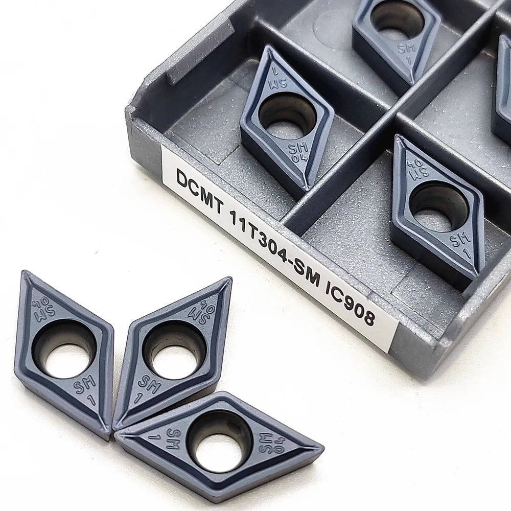 10PCS di alta qualità DCMT11T304-SM IC907/IC908 duro in lega di tornitura CNC