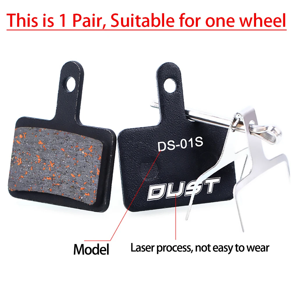 2 Pair 4pcs MTB Bike Brake Pads Semi-metal Bicycle Hydraulic Disc Brake Pad For Shimano b01s BB7 M315 SRAM AVID Cycling Parts