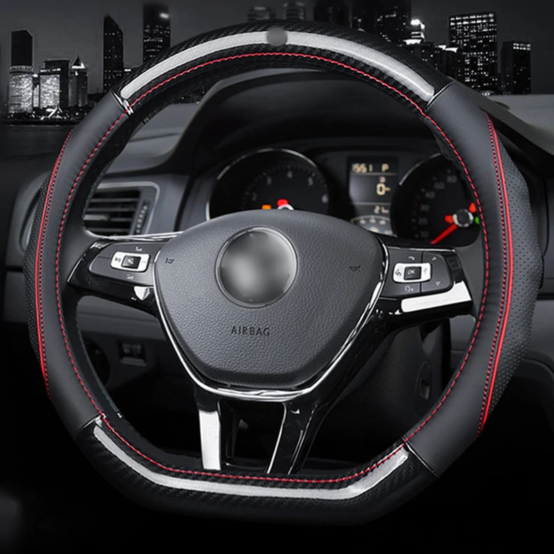 Car Steering Wheel Cover D Shape Or Round For Mazda 5 6 2016 2017 2018 2019 2020 2021 2022 2023 Gh Gj 626 Atenza