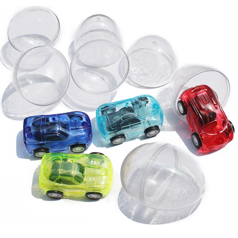 Boy Toy Mini Pull Back Car Toy Interesting Eggshell Capsule Toy Car Vehicle Model Small Gift Giveaway