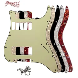 Xin Yue piezas de guitarra de gran calidad, golpeador de guitarra 2 P90 Strat, sin agujero de Control para EE. UU., 11 agujeros de tornillo, Humbuckers Strat