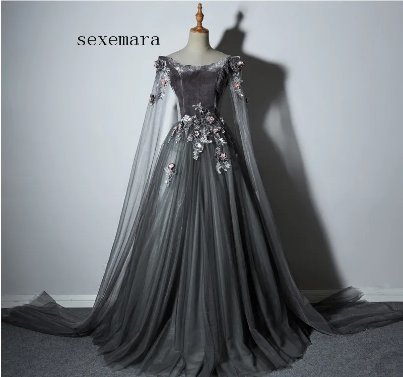 

robe de soiree new fashion vestido de festa long sleeve cap sleeve party evening prom gown 2018 mother of the bride dresses