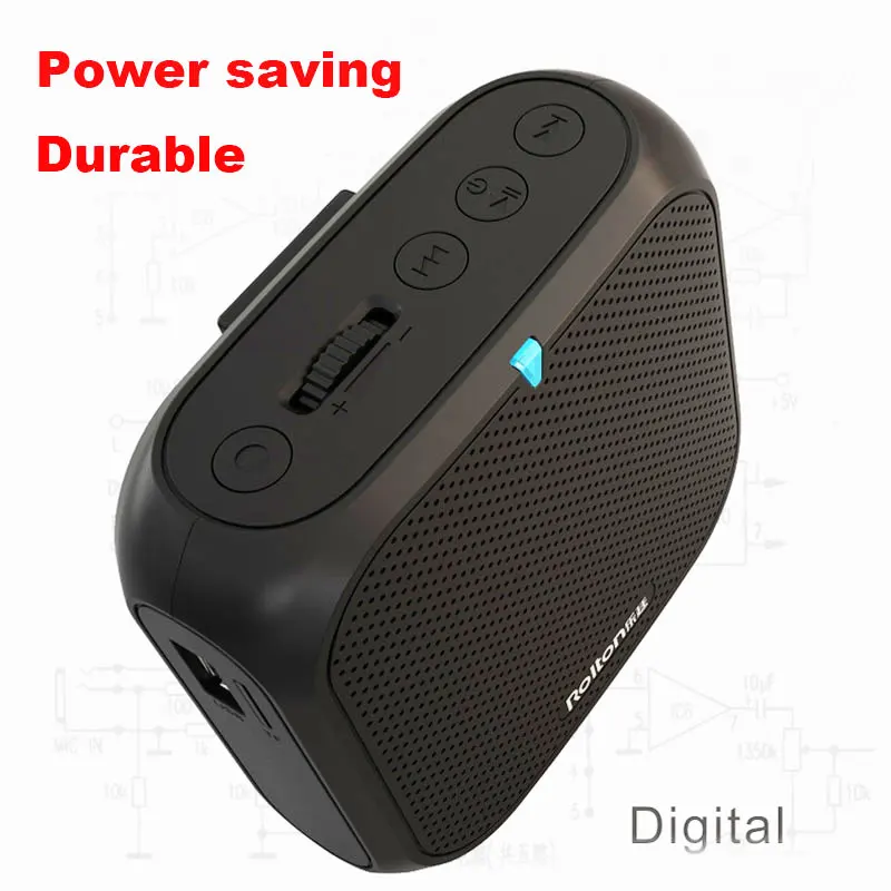 Voice Sound Audio Verstärker Bullhorn Megaphon Shop Lautsprecher Für Tragbare Lautsprecher Mit Kabelgebundenem Mikrofon Megafon Lehrer – Detail 4