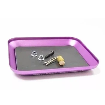 트레이 마그네틱 나사 부품 정리함 볼트 거치대 도구 S 메카닉 너트 패드, 사각형